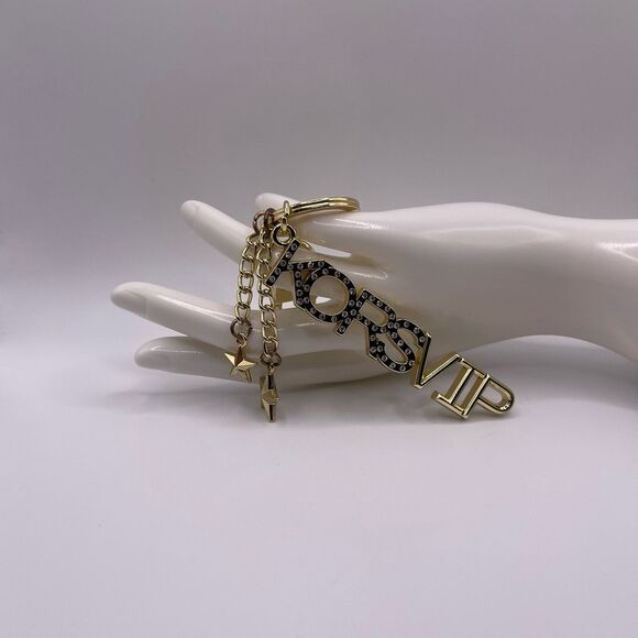 Michael Kors Crystal Embellished 'Kors VIP' Charm Keychain - Picture 8 of 11